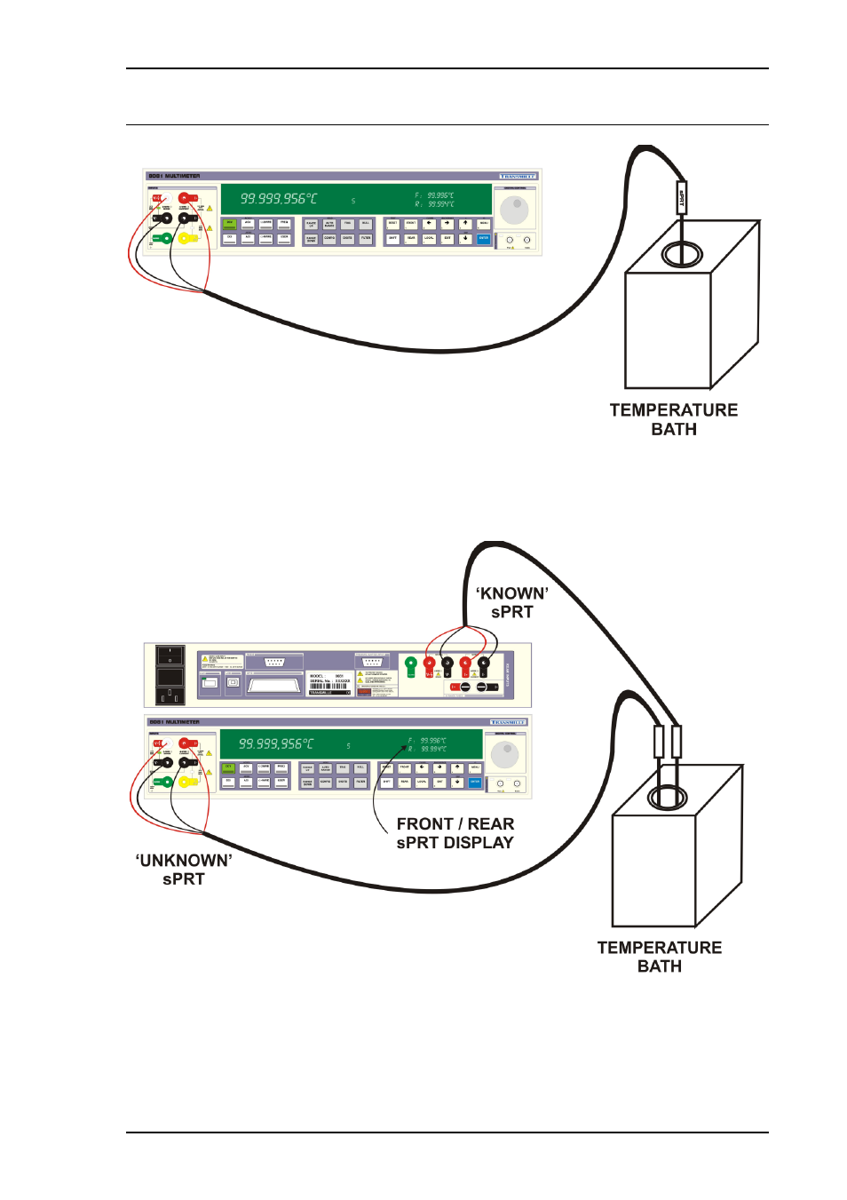 Prt measurement : connection diagrams (option) | Transmille 8000 Series User Manual | Page 51 / 71