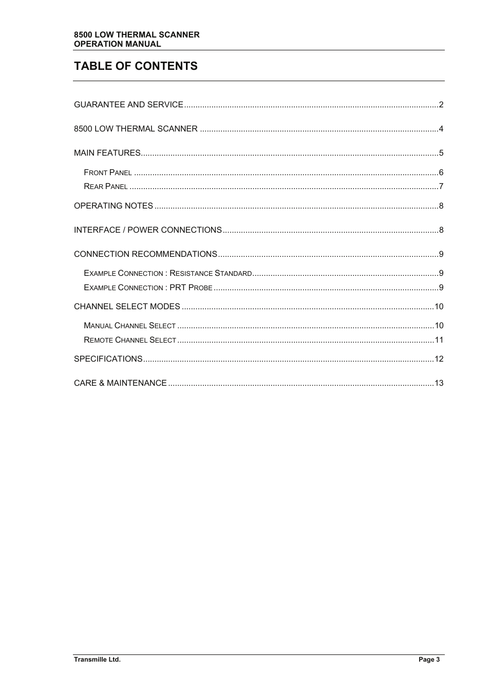 Transmille 8500 User Manual | Page 4 / 14