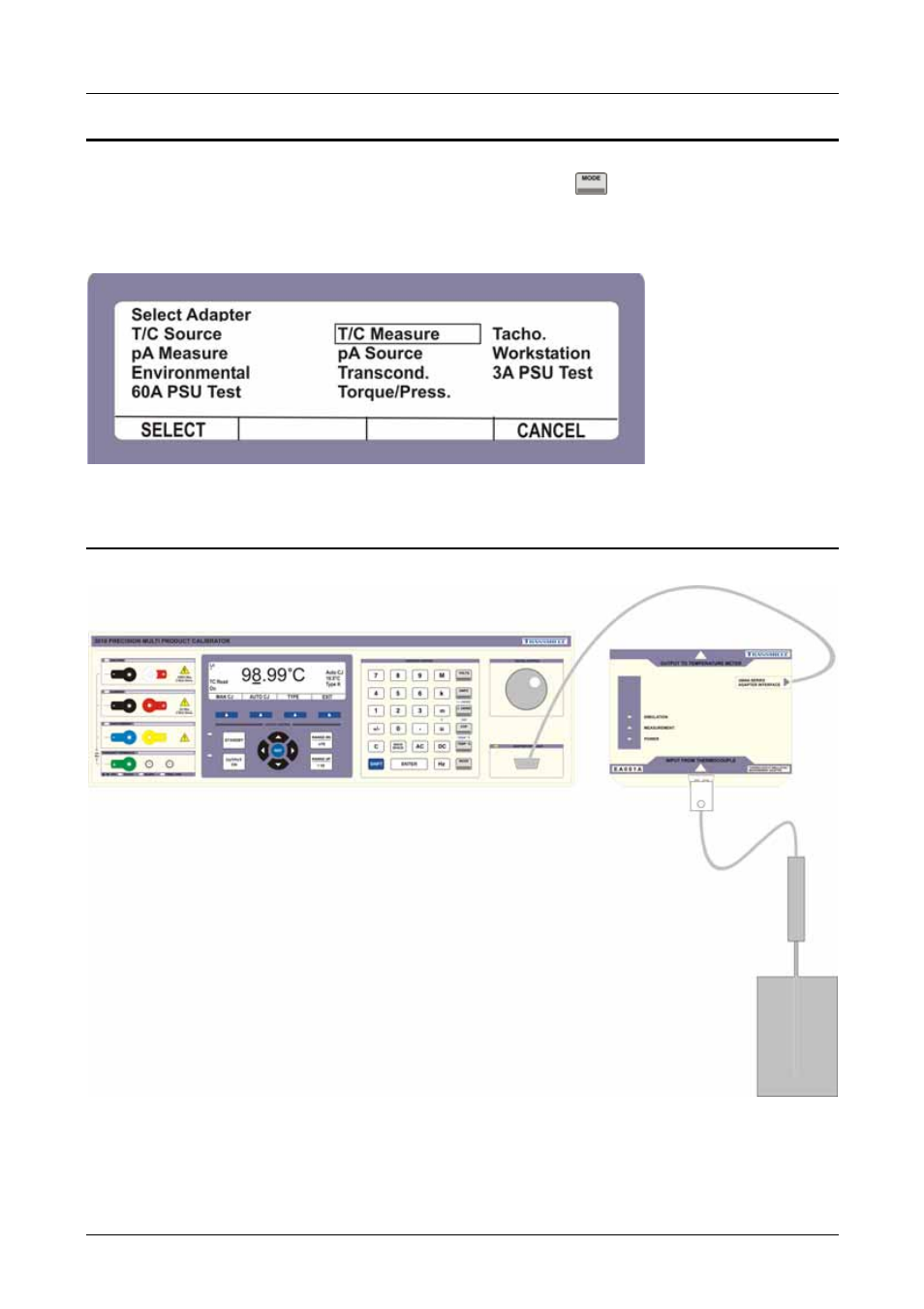 Using the thermocouple measurement function | Transmille EA001A User Manual | Page 11 / 18