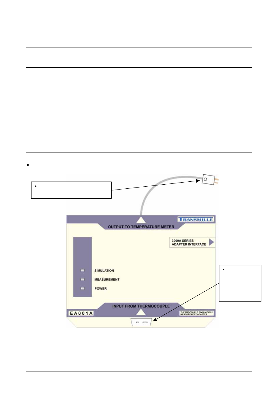 Main features | Transmille EA001A User Manual | Page 5 / 18