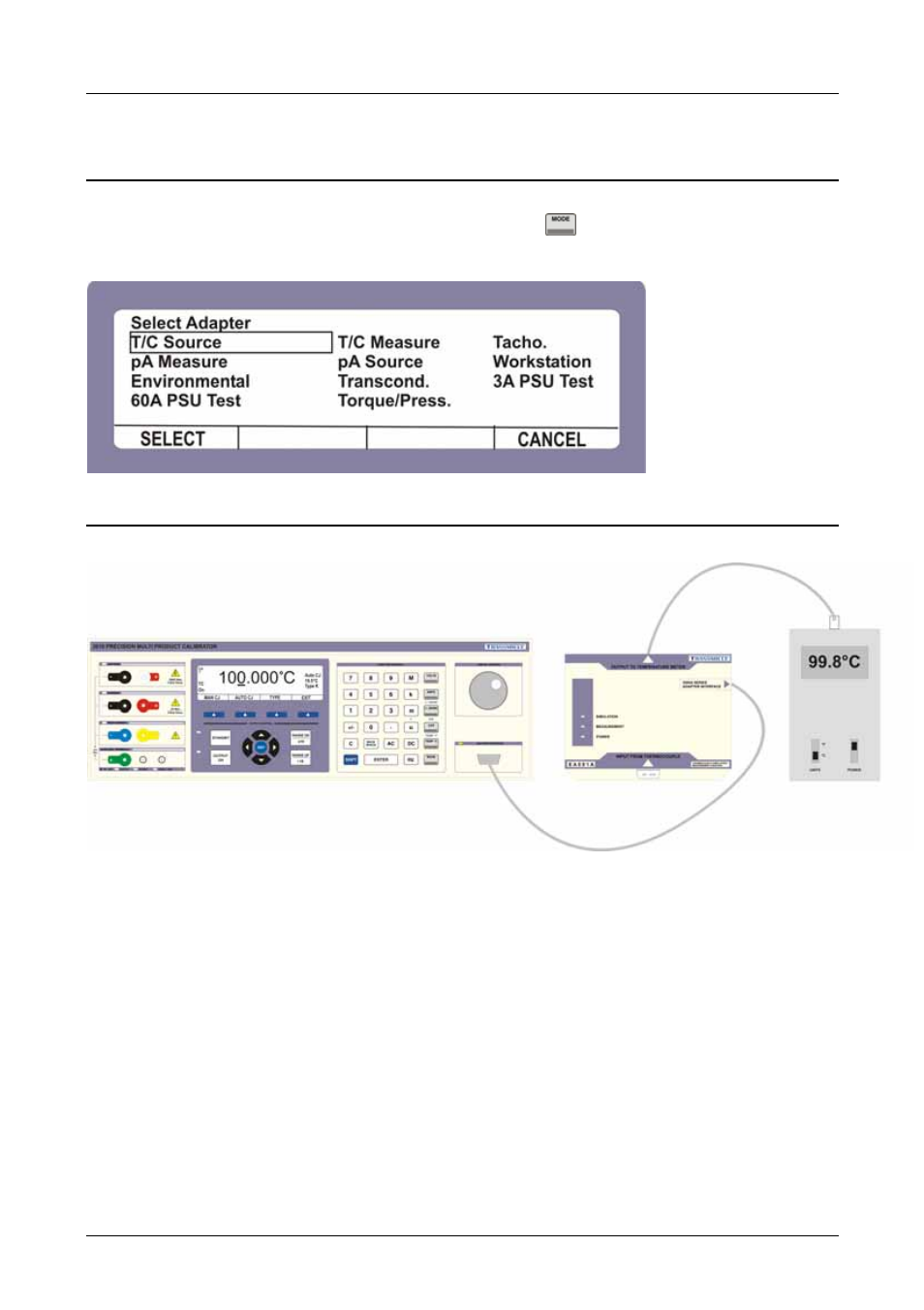 Using the thermocouple simulation function | Transmille EA001A User Manual | Page 8 / 18