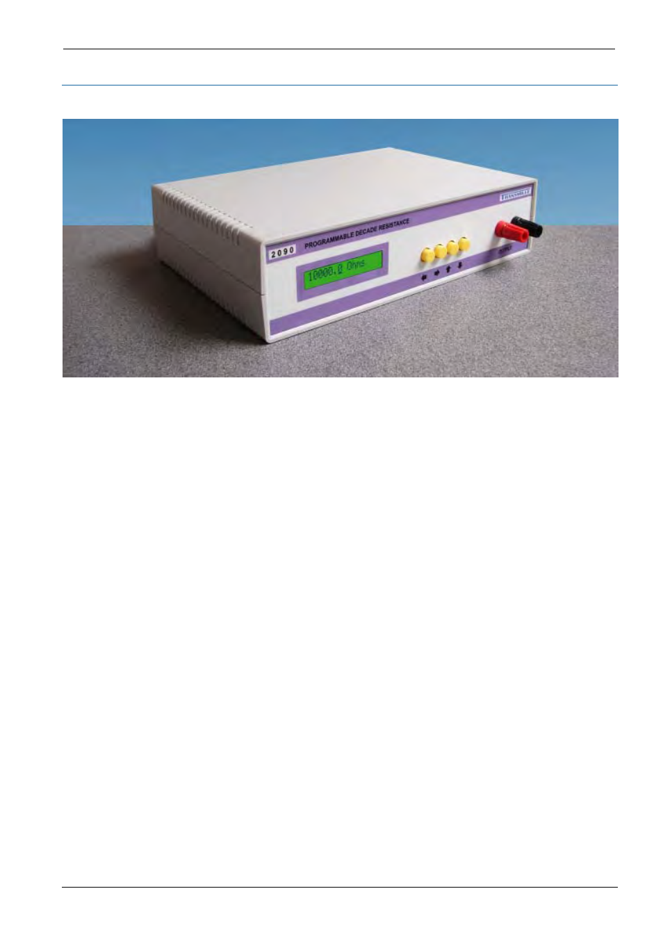 Overview | Transmille 2090 User Manual | Page 4 / 9