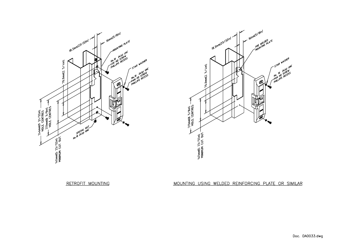 Trimec ES2600 Series Monitored Electric Strike User Manual | Page 2 / 2