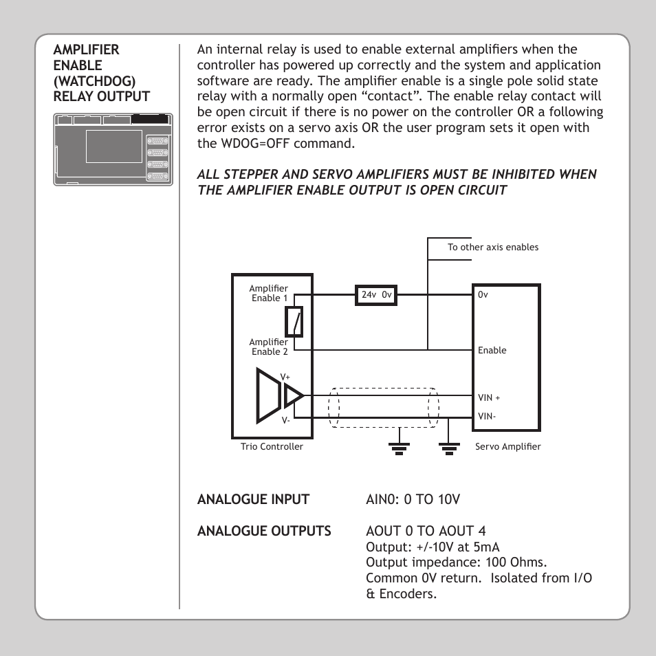 Trio Motion Technology MC206x User Manual | Page 5 / 8