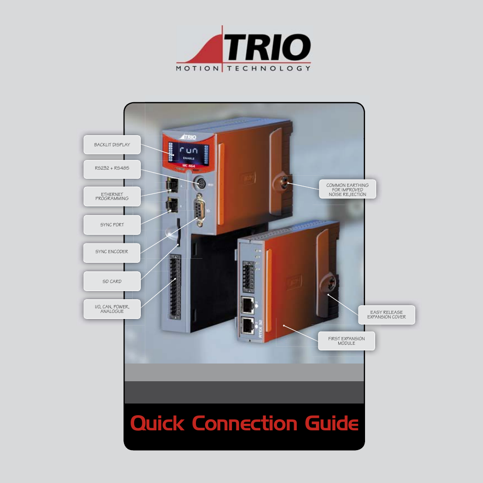 Trio Motion Technology PCI 208 User Manual | 20 pages