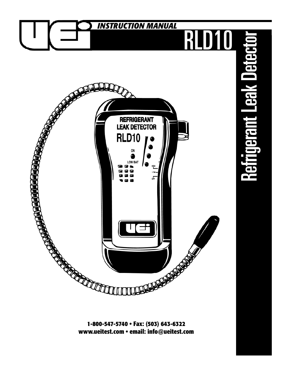 UEi Test Instruments RLD10` User Manual | 6 pages
