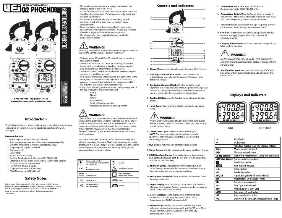 UEi Test Instruments HVACKIT PRO User Manual | 2 pages
