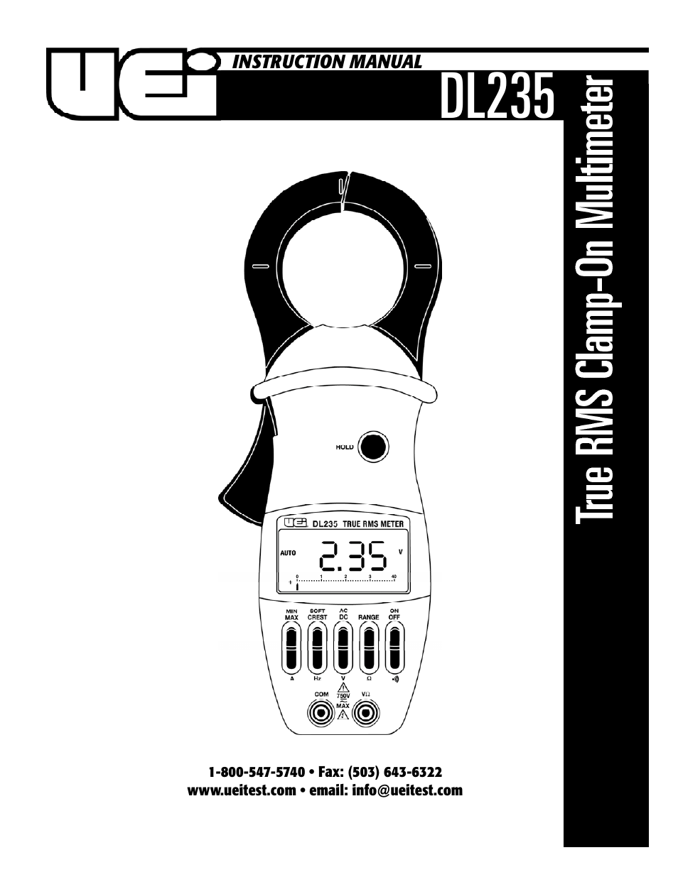 UEi Test Instruments DL235 User Manual | 12 pages