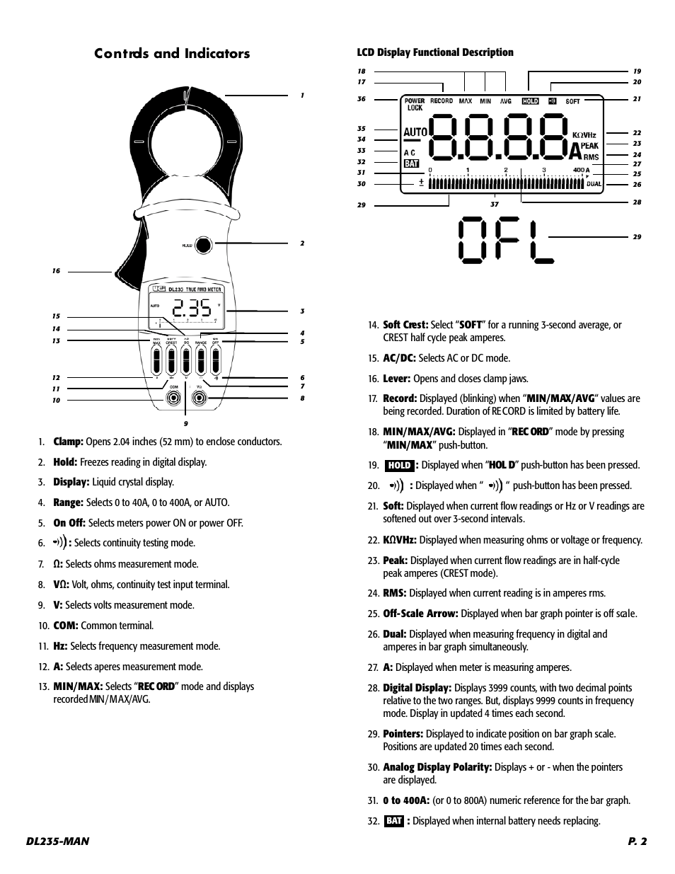 UEi Test Instruments DL235 User Manual | Page 3 / 12