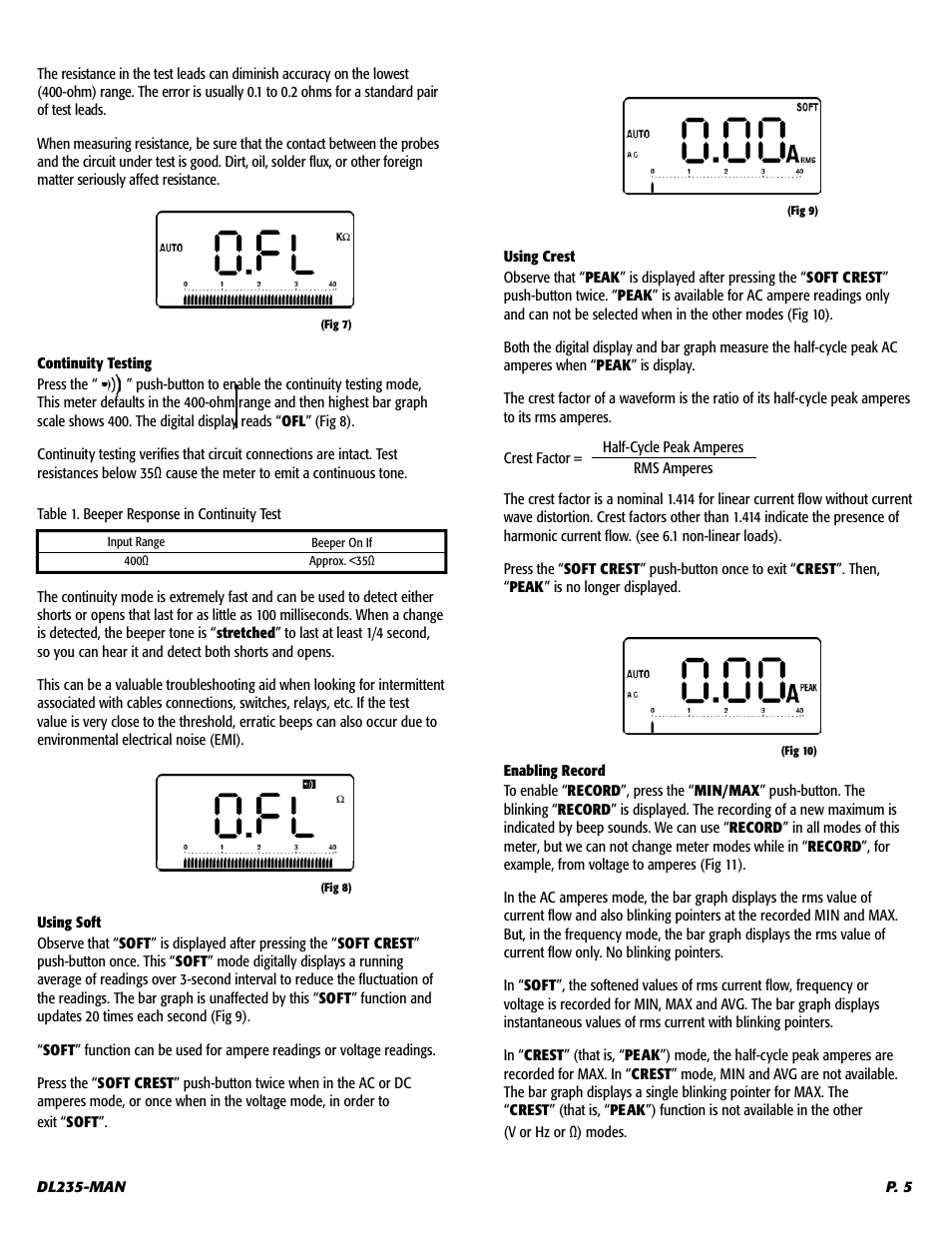 UEi Test Instruments DL235 User Manual | Page 6 / 12