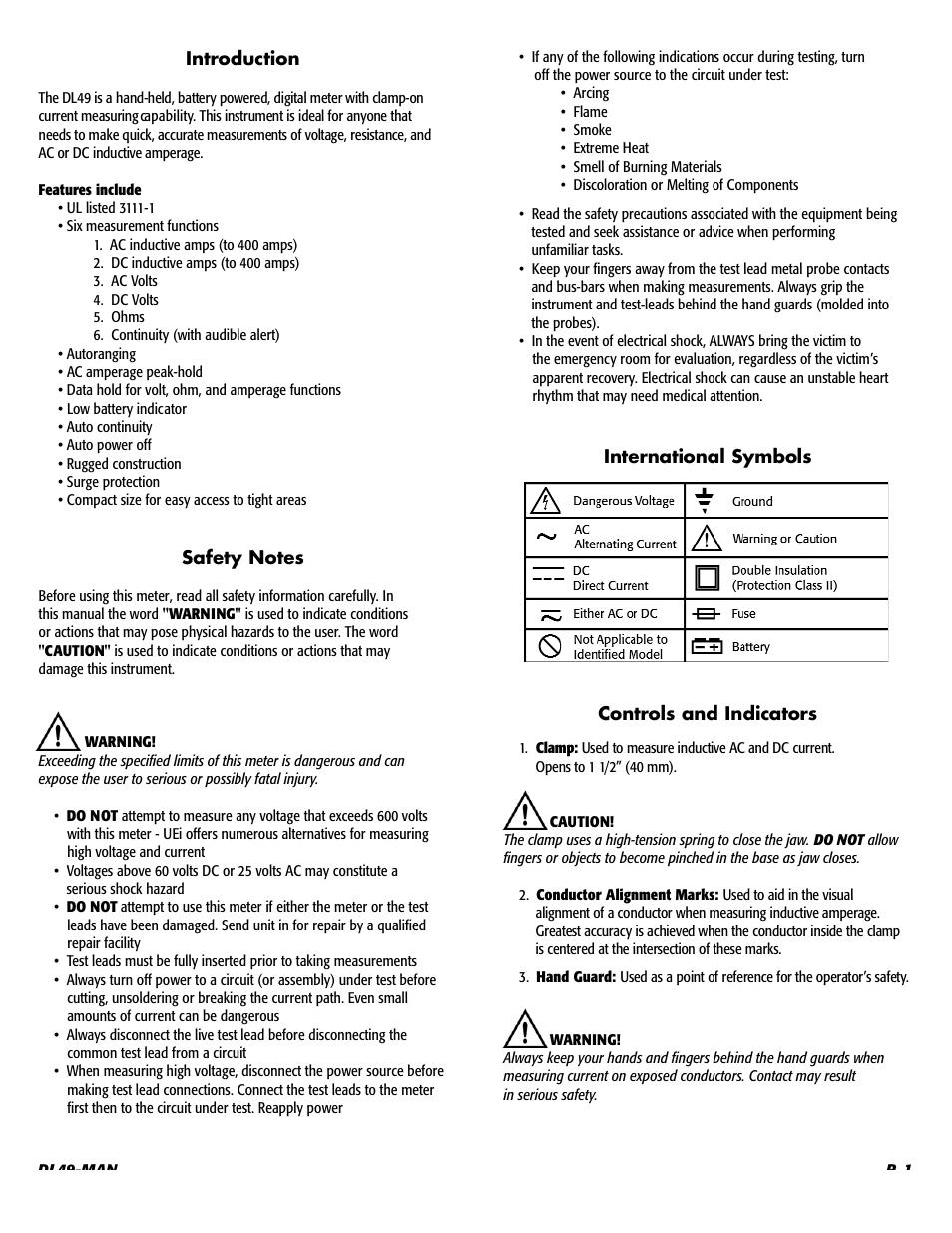 UEi Test Instruments DL49 User Manual | Page 2 / 7