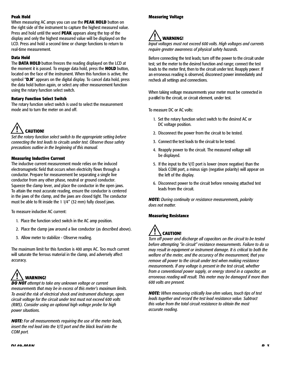 UEi Test Instruments DL49 User Manual | Page 4 / 7