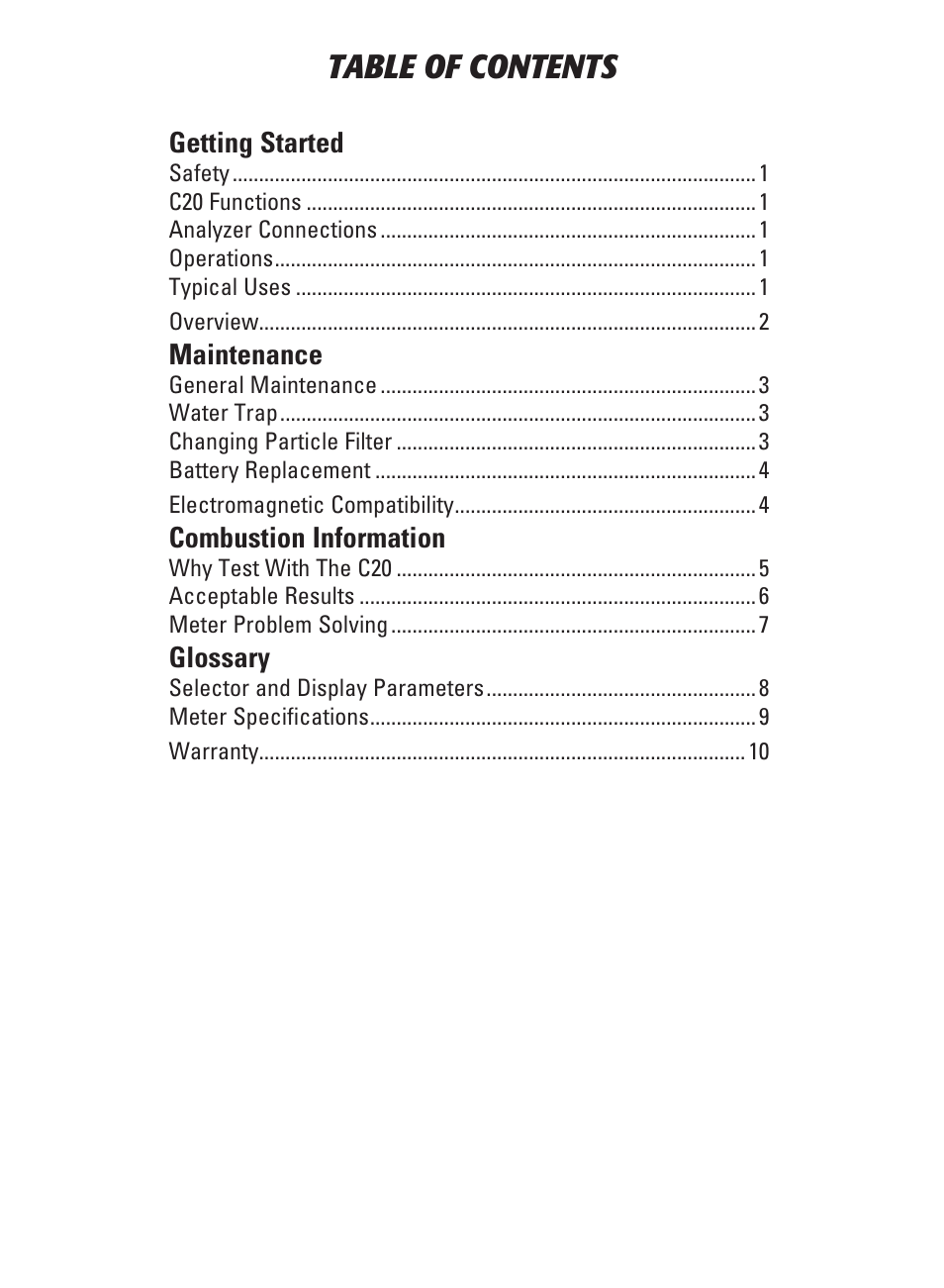 UEi Test Instruments C20KIT User Manual | Page 2 / 12