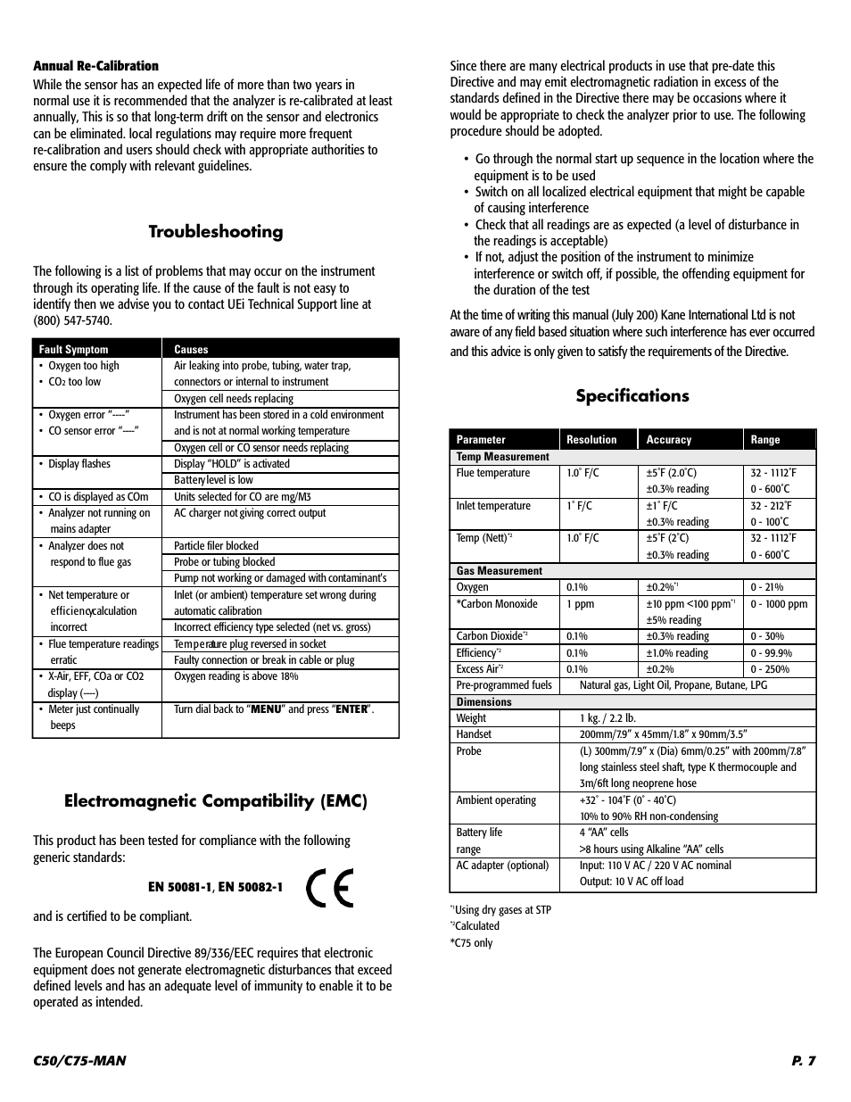 UEi Test Instruments C50OILKIT User Manual | Page 10 / 11