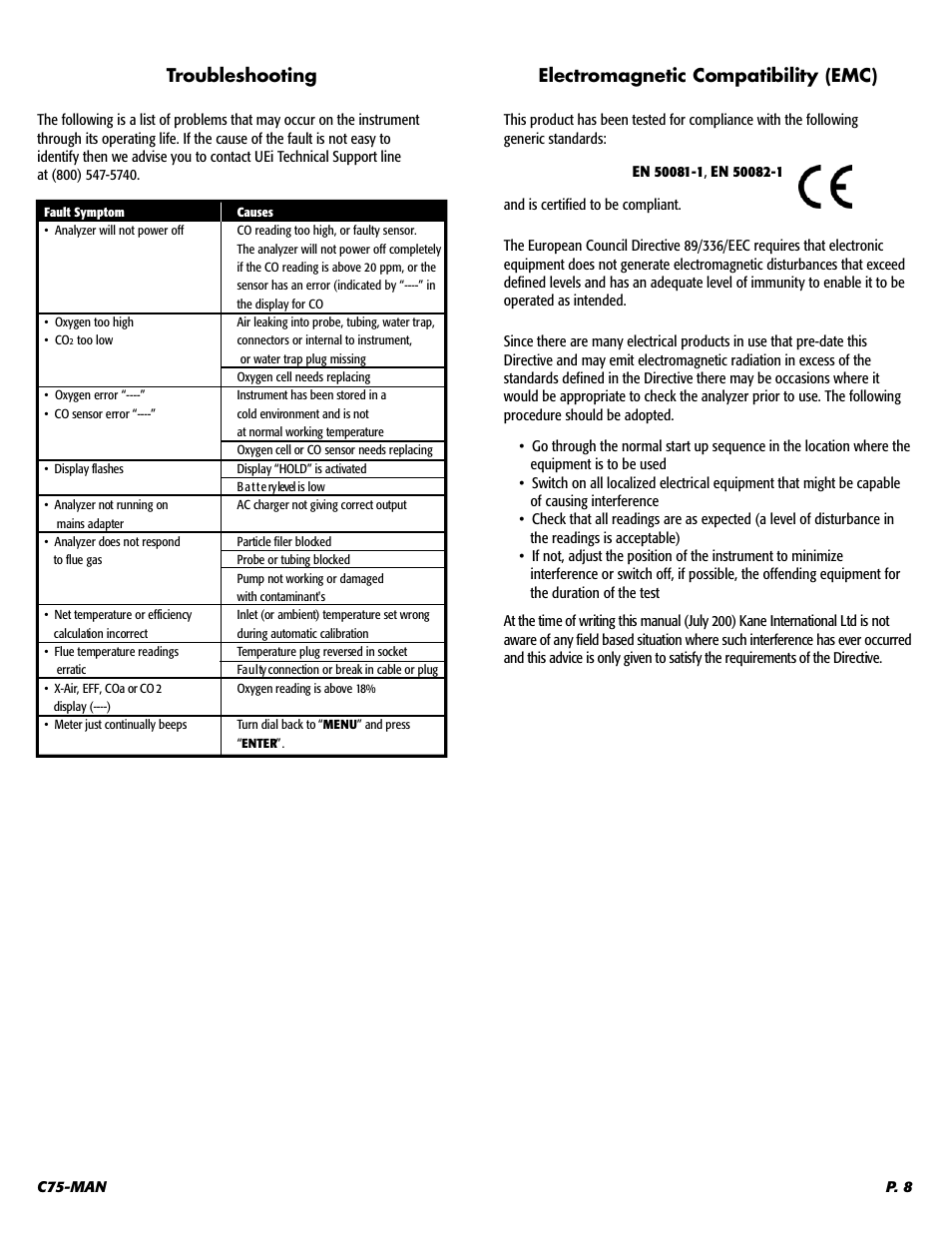UEi Test Instruments C75OILKIT User Manual | Page 11 / 13