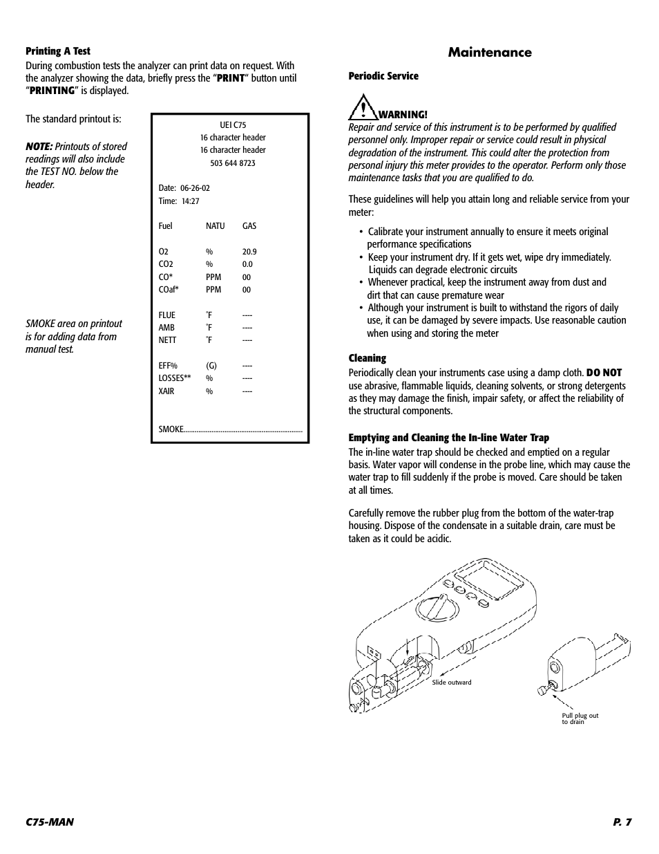 UEi Test Instruments C75OILKIT User Manual | Page 8 / 13