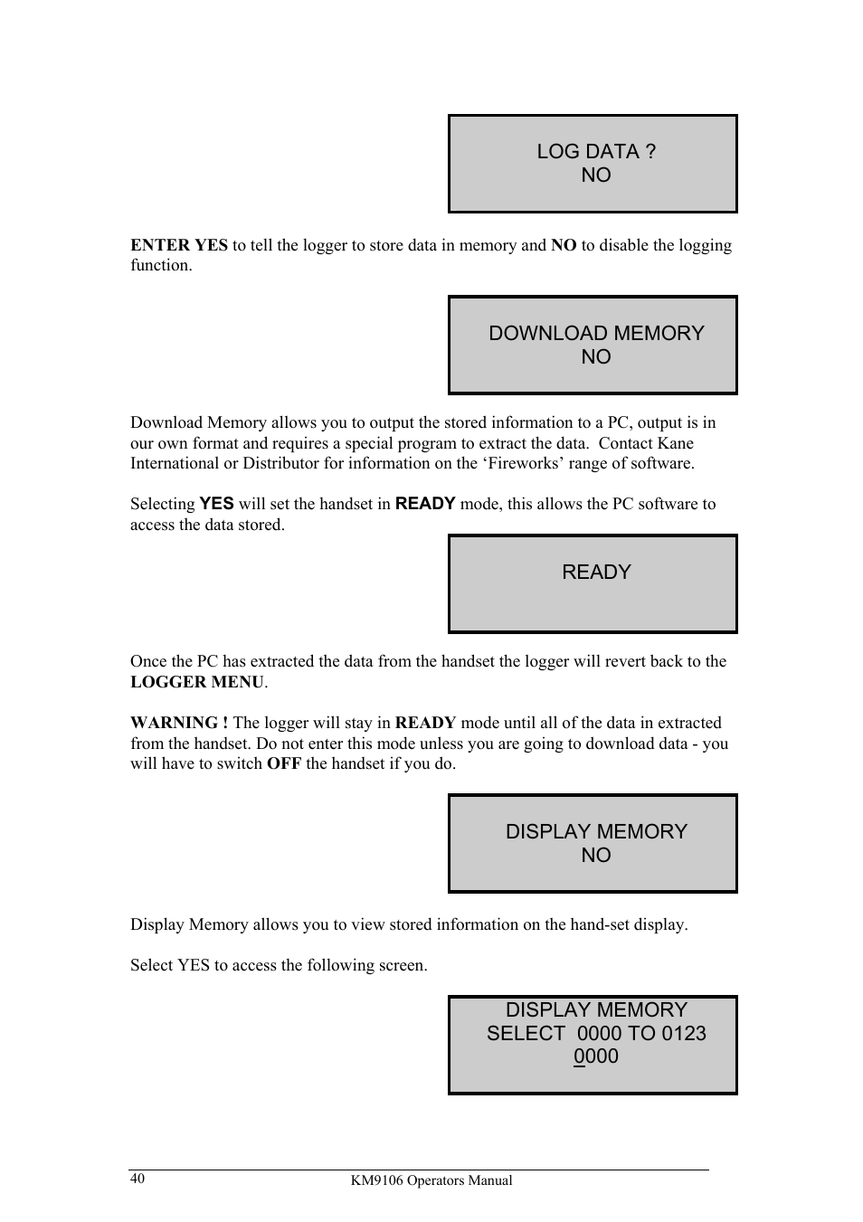 UEi Test Instruments KM9106/P User Manual | Page 40 / 67