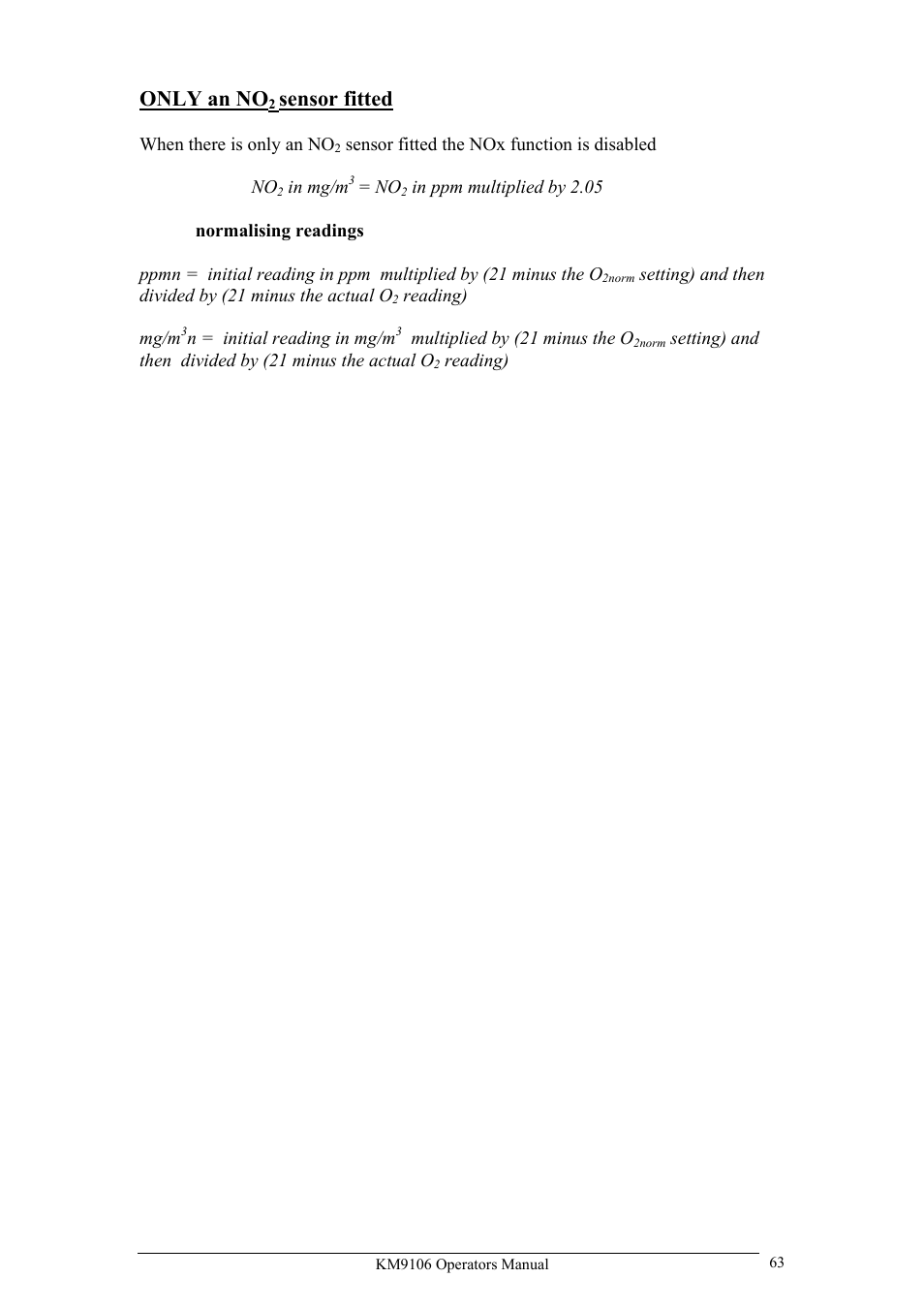 Only an no, Sensor fitted | UEi Test Instruments KM9106/P User Manual | Page 63 / 67