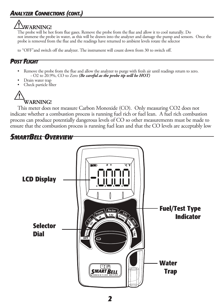 Mart, Verview, Warning | UEi Test Instruments SMART BELL User Manual | Page 4 / 16