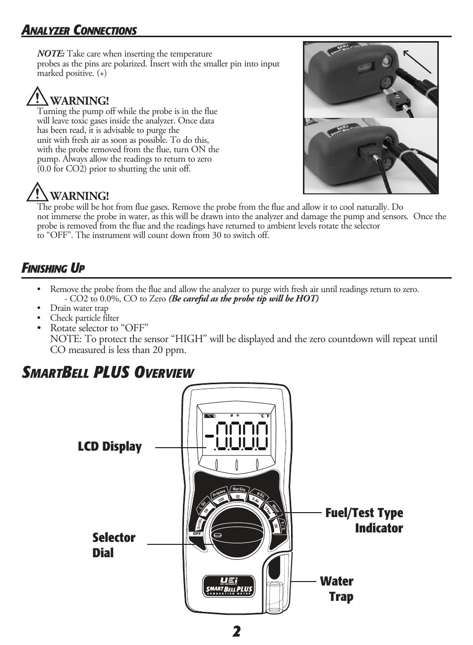 Plus o, Mart, Verview | Warning | UEi Test Instruments SMART BELL PLUS KIT User Manual | Page 4 / 16