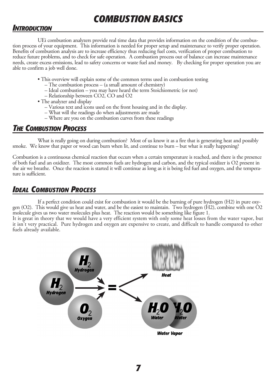 Combustion basics 7 | UEi Test Instruments SMART BELL PLUS KIT User Manual | Page 9 / 16