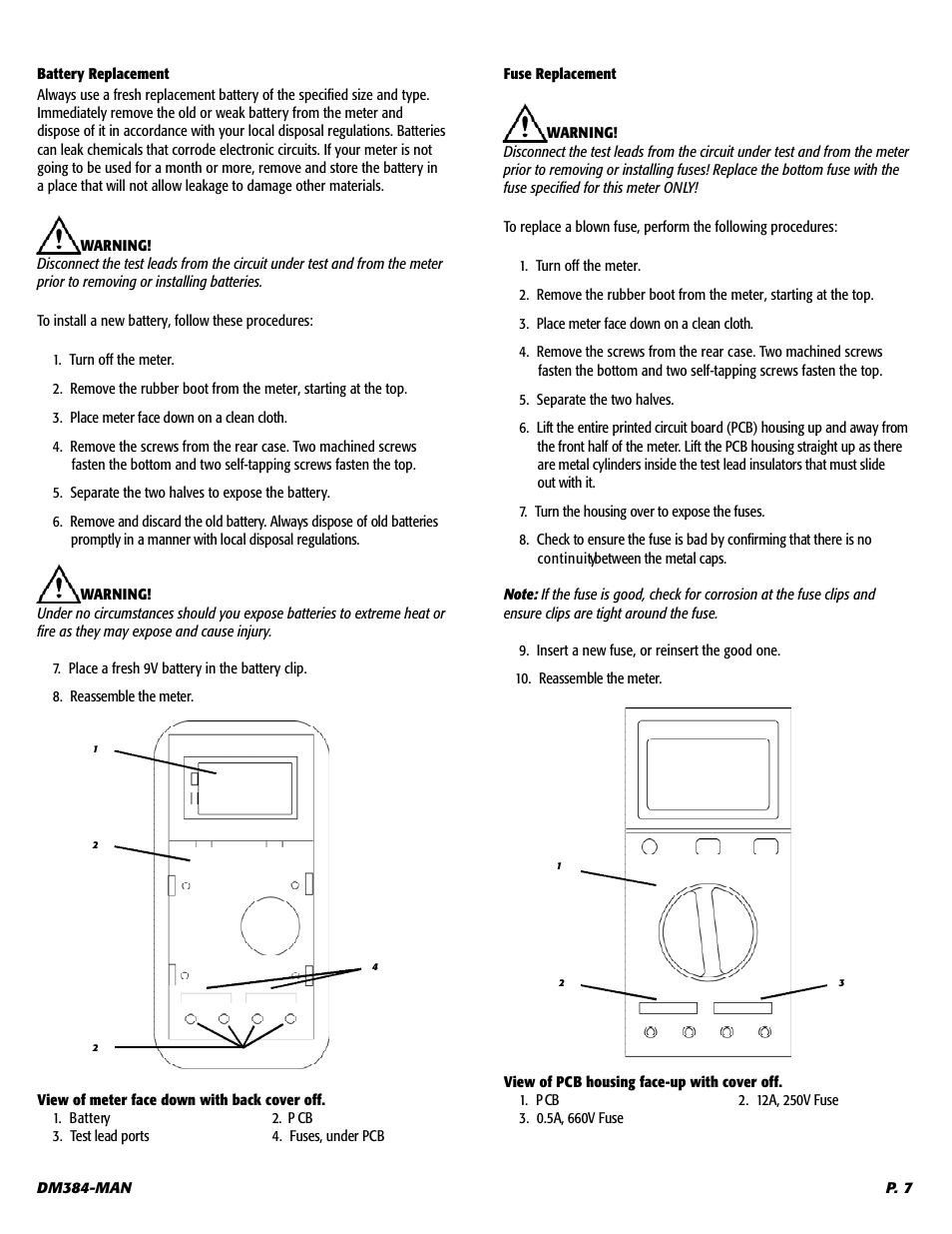 UEi Test Instruments DM384 User Manual | Page 8 / 11