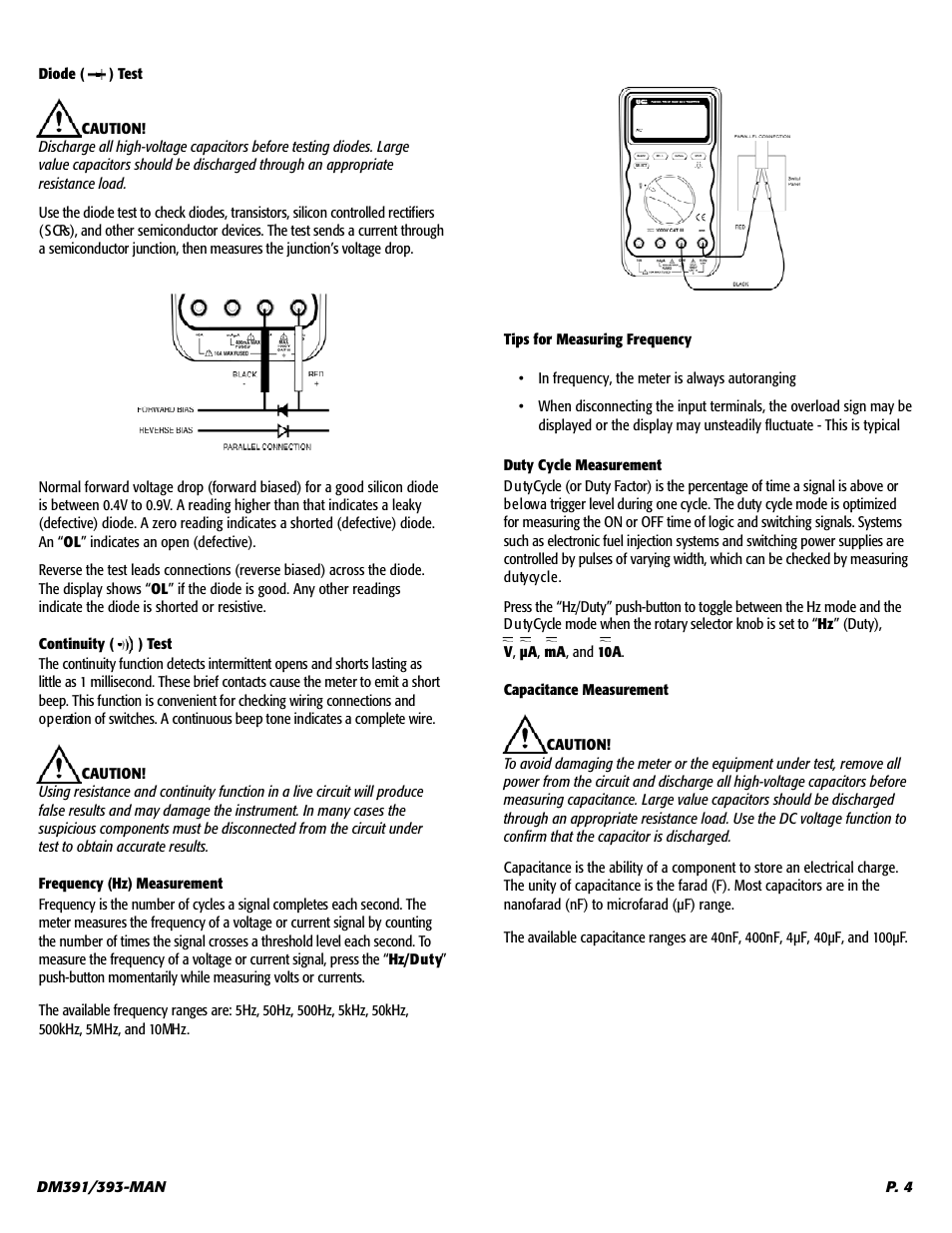 UEi Test Instruments DM393 User Manual | Page 5 / 11