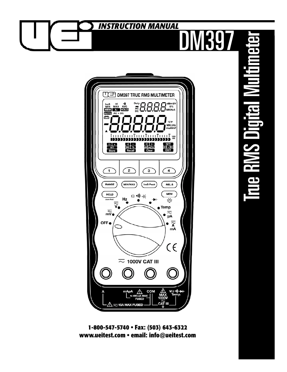 UEi Test Instruments DM397 User Manual | 15 pages