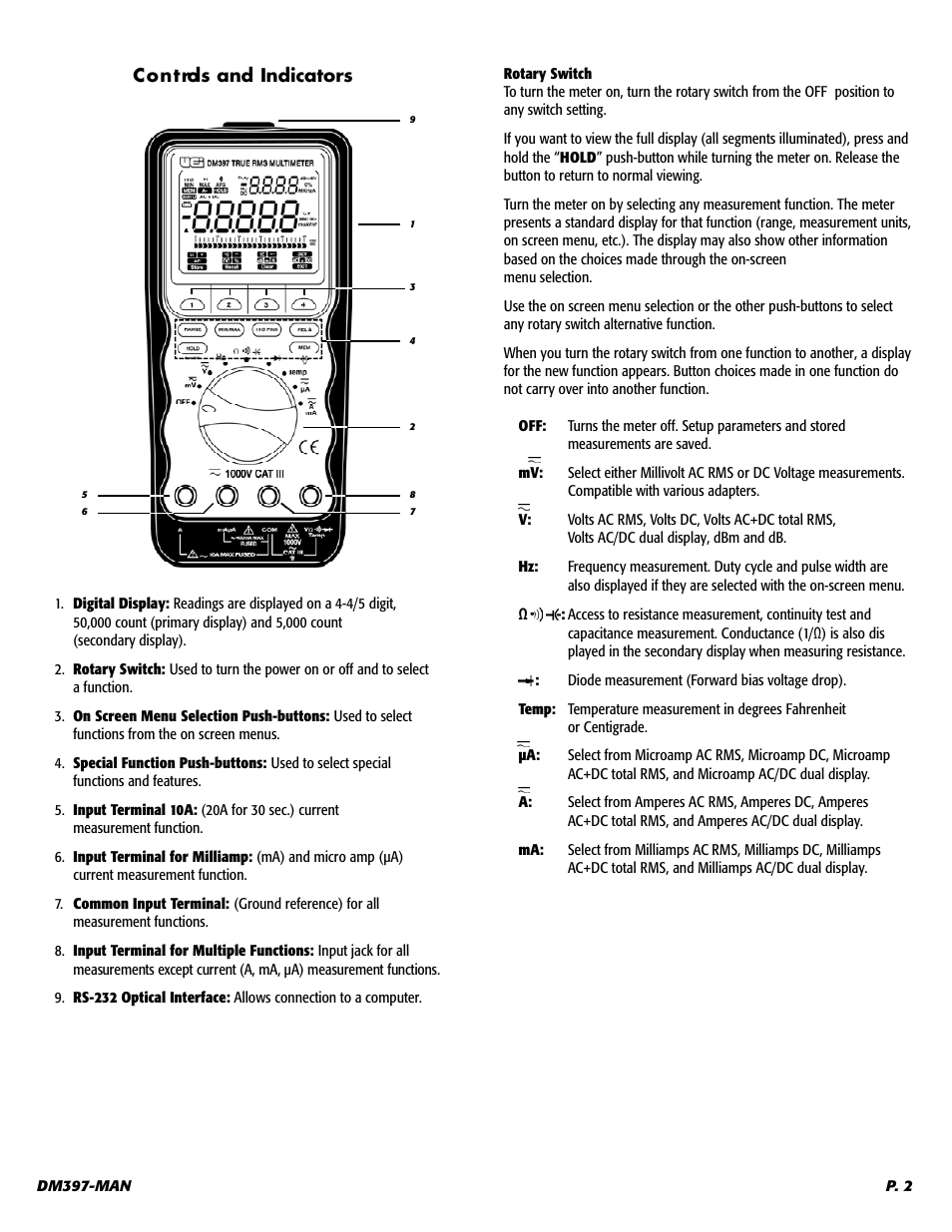 UEi Test Instruments DM397 User Manual | Page 3 / 15