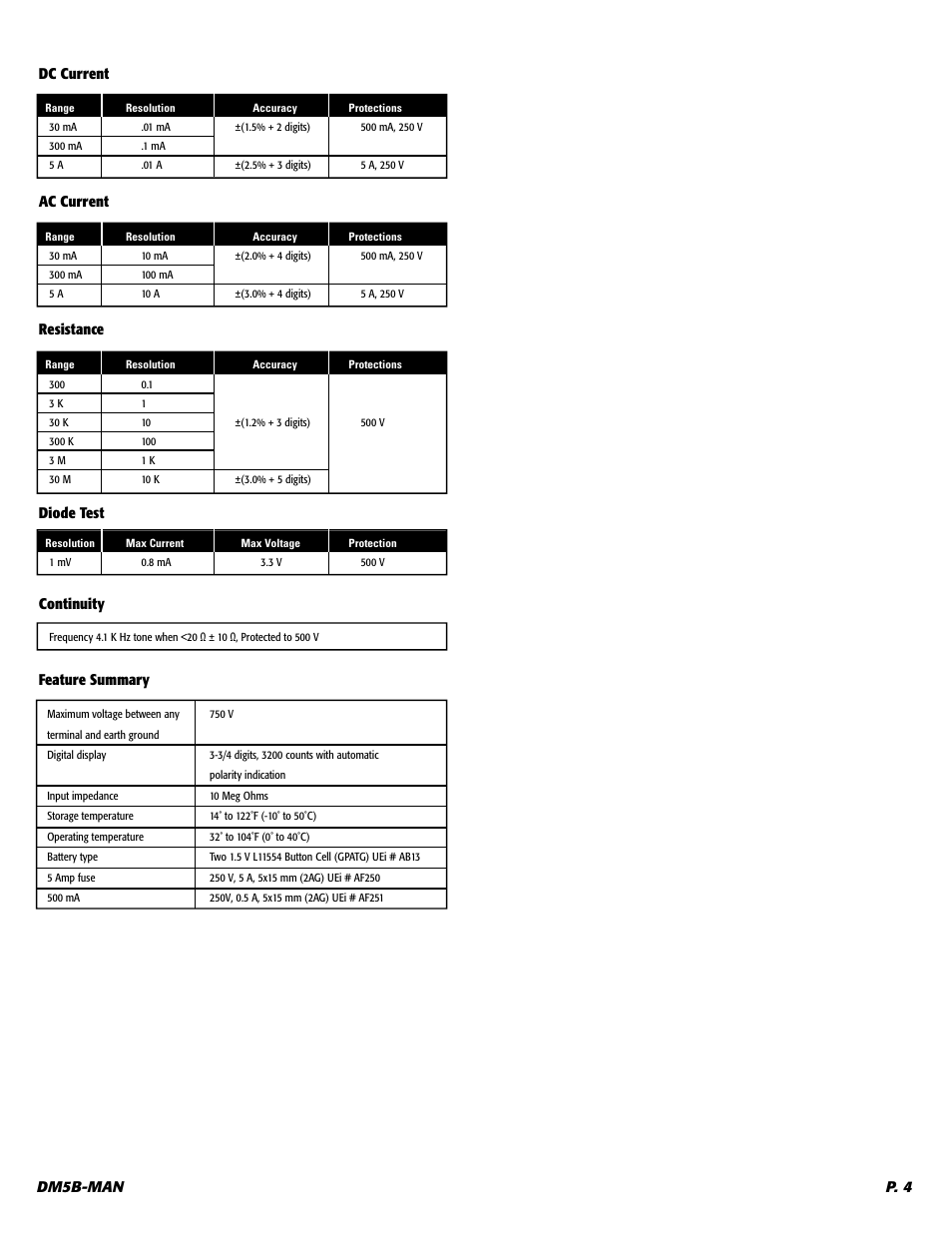 UEi Test Instruments DM5B User Manual | Page 5 / 6