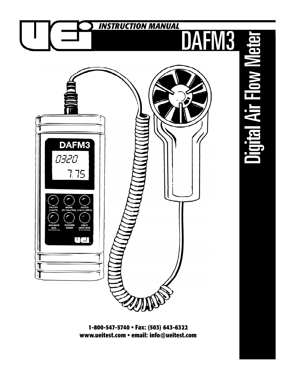 UEi Test Instruments DAFM3 User Manual | 7 pages