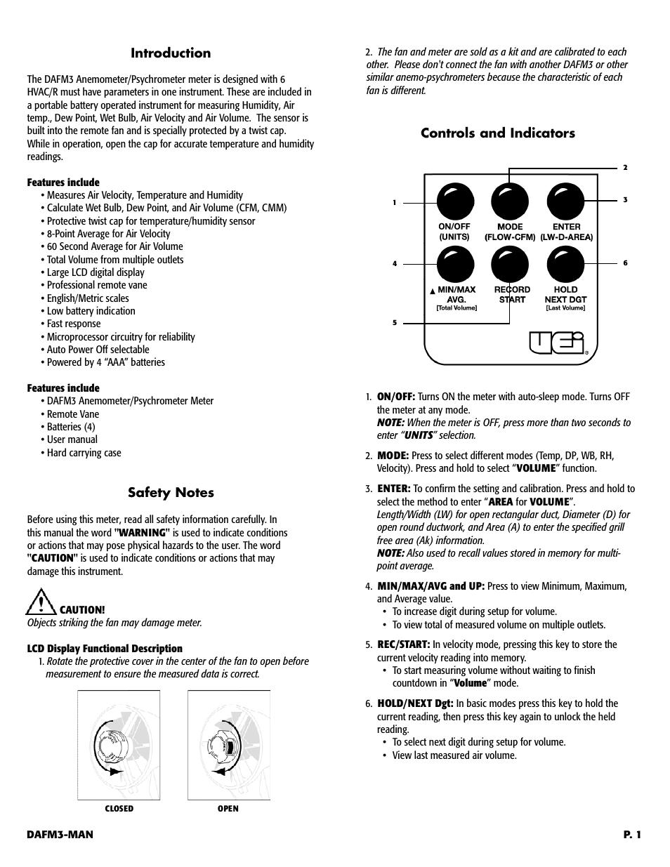 Introduction | UEi Test Instruments DAFM3 User Manual | Page 2 / 7