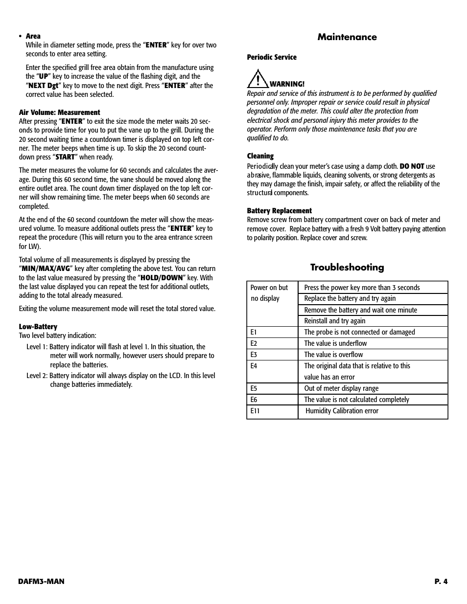 UEi Test Instruments DAFM3 User Manual | Page 5 / 7