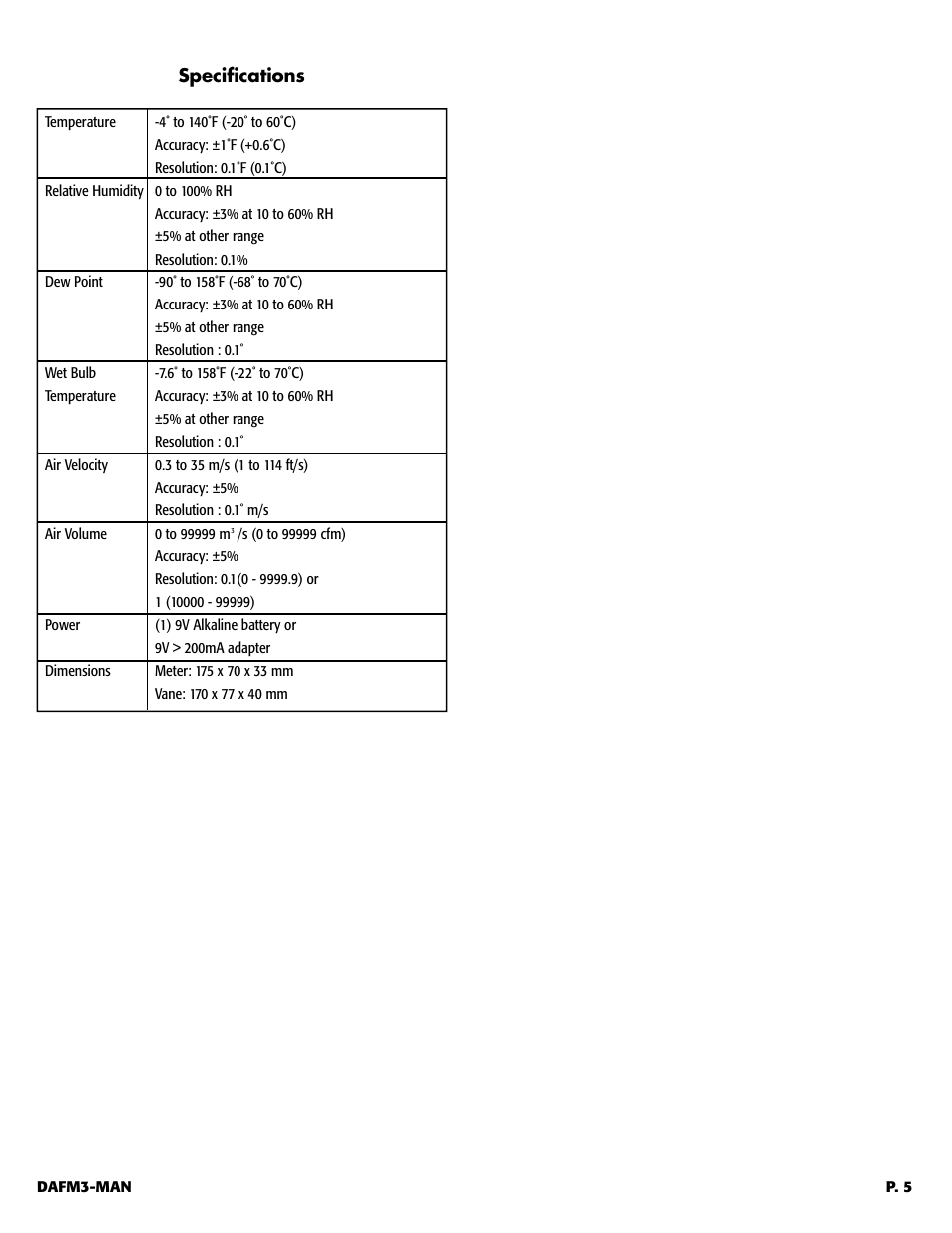 UEi Test Instruments DAFM3 User Manual | Page 6 / 7