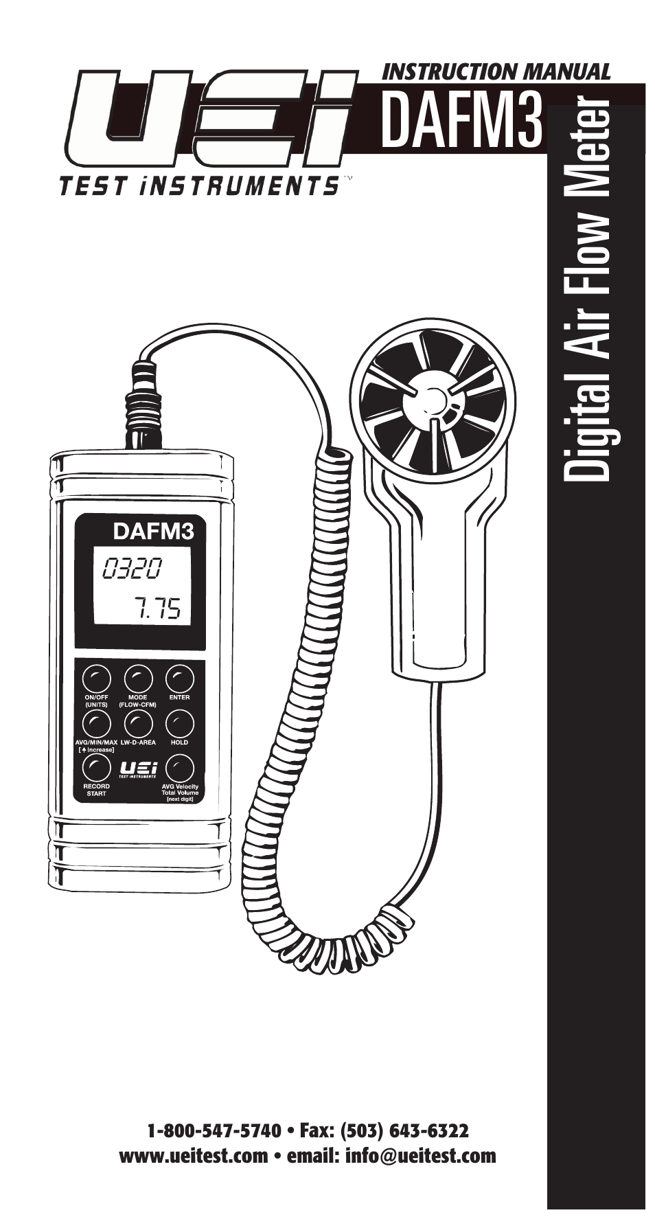 UEi Test Instruments DAFM3 User Manual | 16 pages