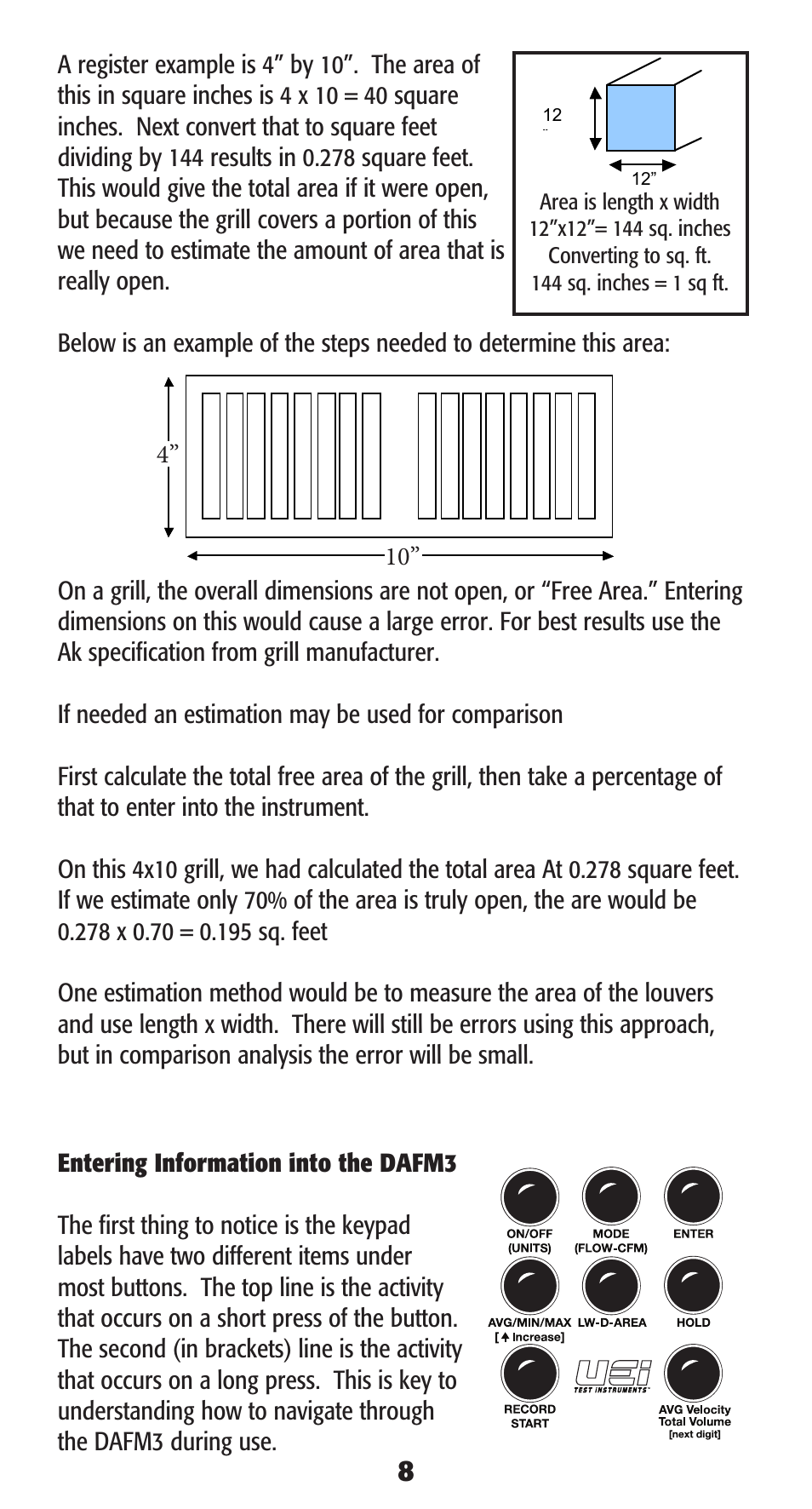UEi Test Instruments DAFM3 User Manual | Page 9 / 16