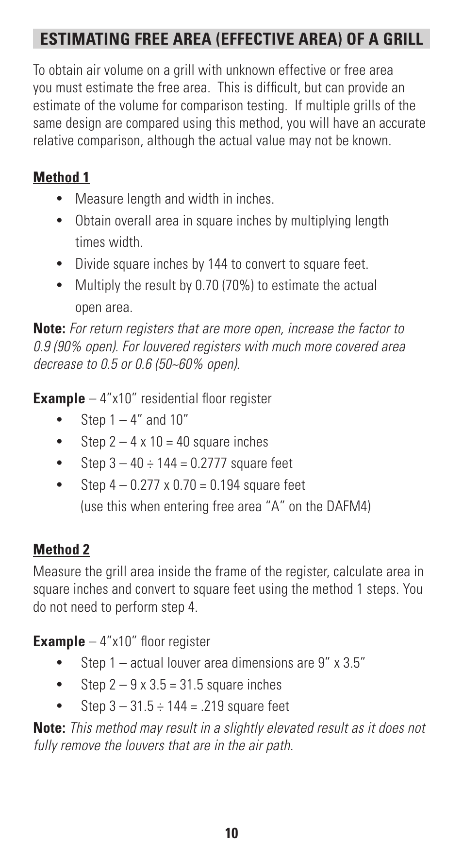 UEi Test Instruments DAFM4 User Manual | Page 11 / 16