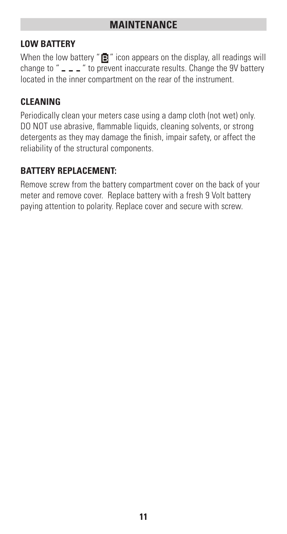UEi Test Instruments DAFM4 User Manual | Page 12 / 16