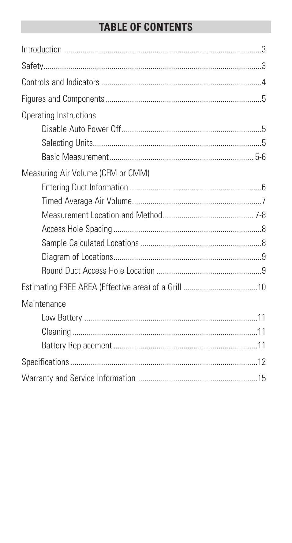 UEi Test Instruments DAFM4 User Manual | Page 3 / 16