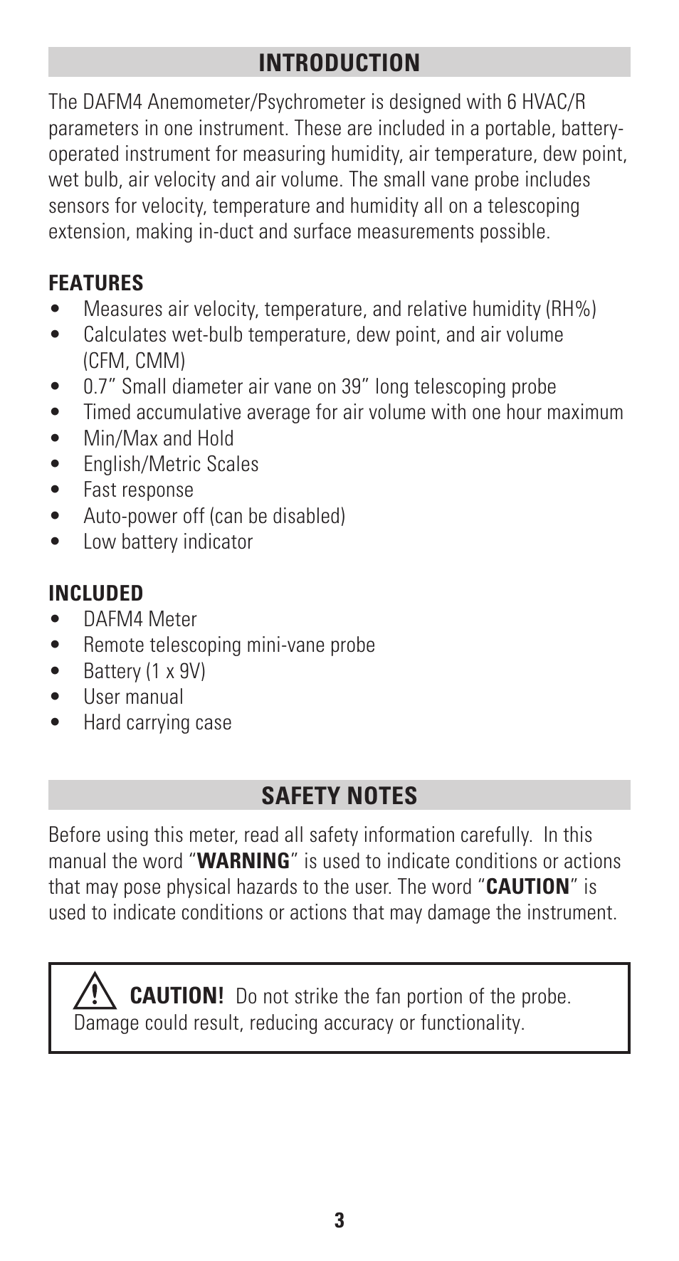 UEi Test Instruments DAFM4 User Manual | Page 4 / 16