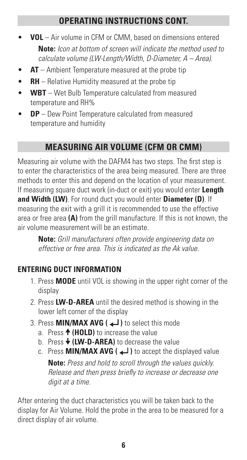 UEi Test Instruments DAFM4 User Manual | Page 7 / 16