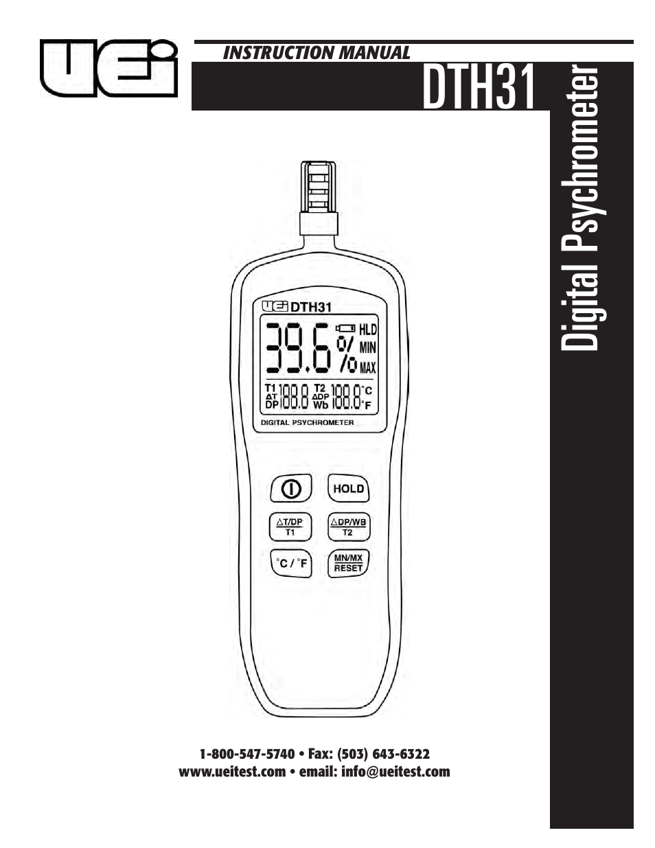 UEi Test Instruments DTH31 User Manual | 5 pages