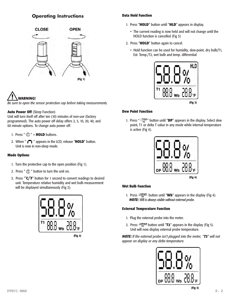 UEi Test Instruments DTH31 User Manual | Page 3 / 5