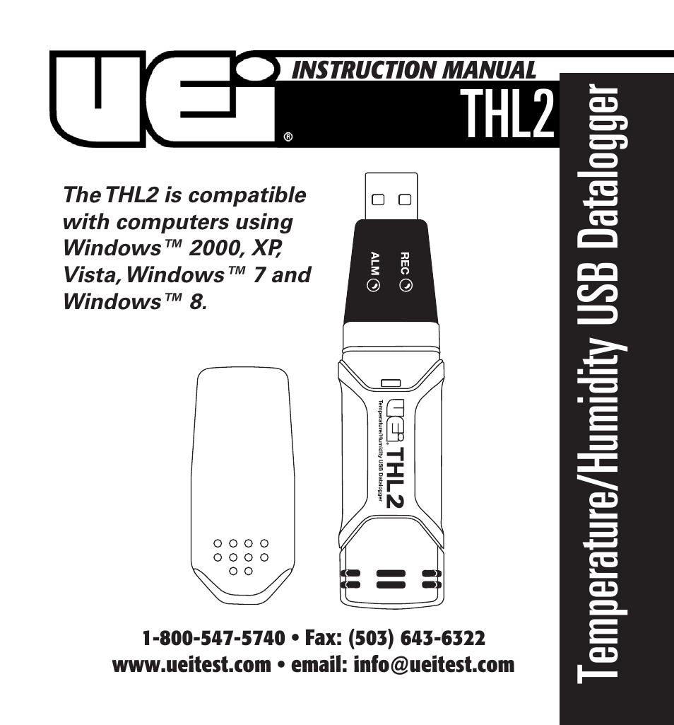 UEi Test Instruments THL2 User Manual | 12 pages