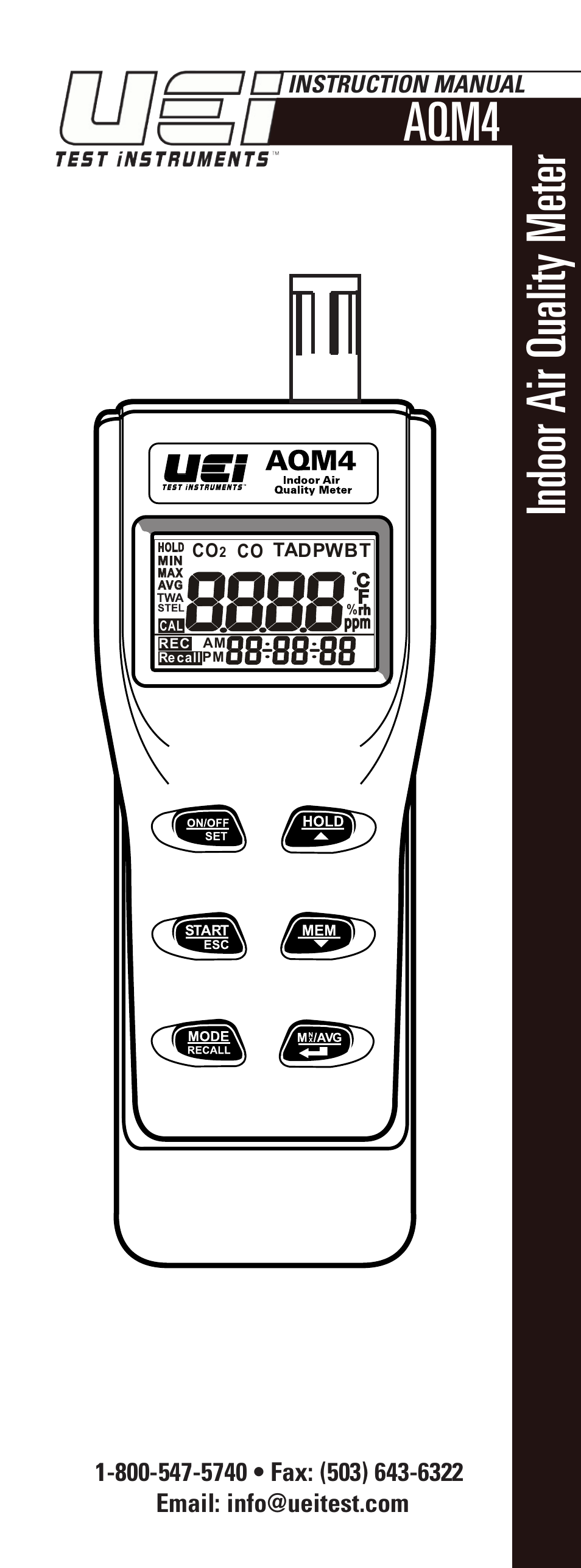 UEi Test Instruments AQM4 User Manual | 28 pages