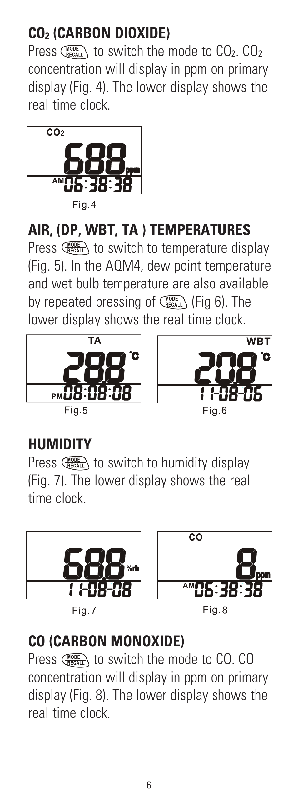 UEi Test Instruments AQM4 User Manual | Page 7 / 28