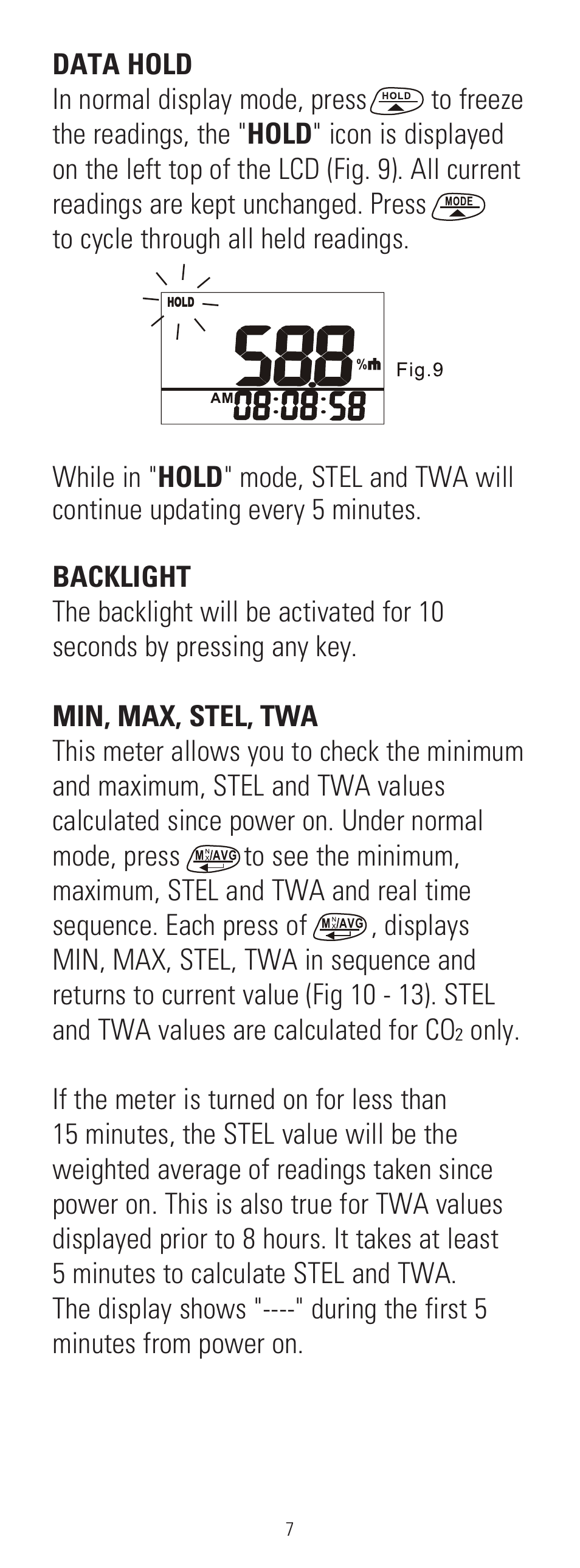 UEi Test Instruments AQM4 User Manual | Page 8 / 28