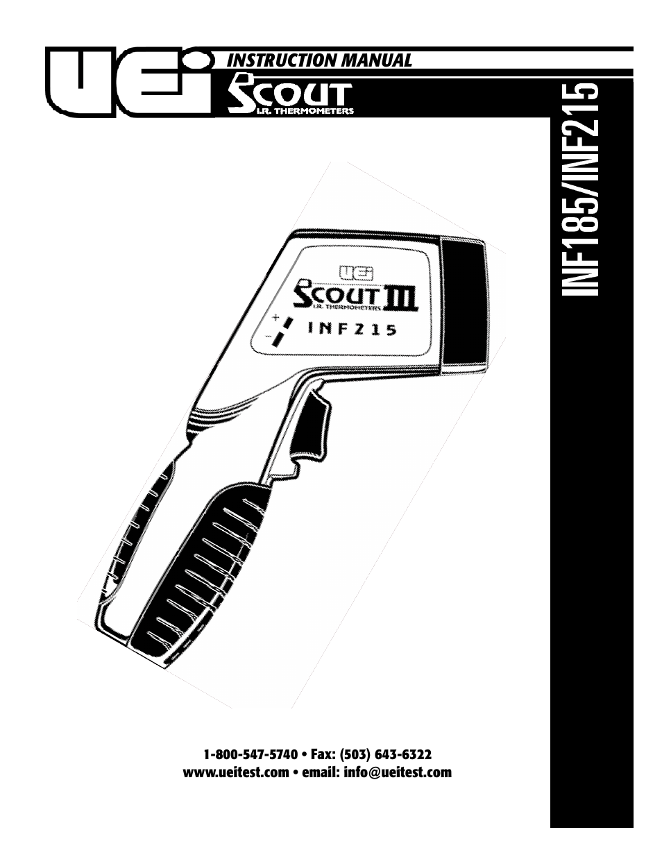 UEi Test Instruments INF215 User Manual | 6 pages