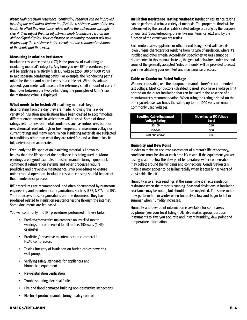 UEi Test Instruments DMEG3 User Manual | Page 5 / 12