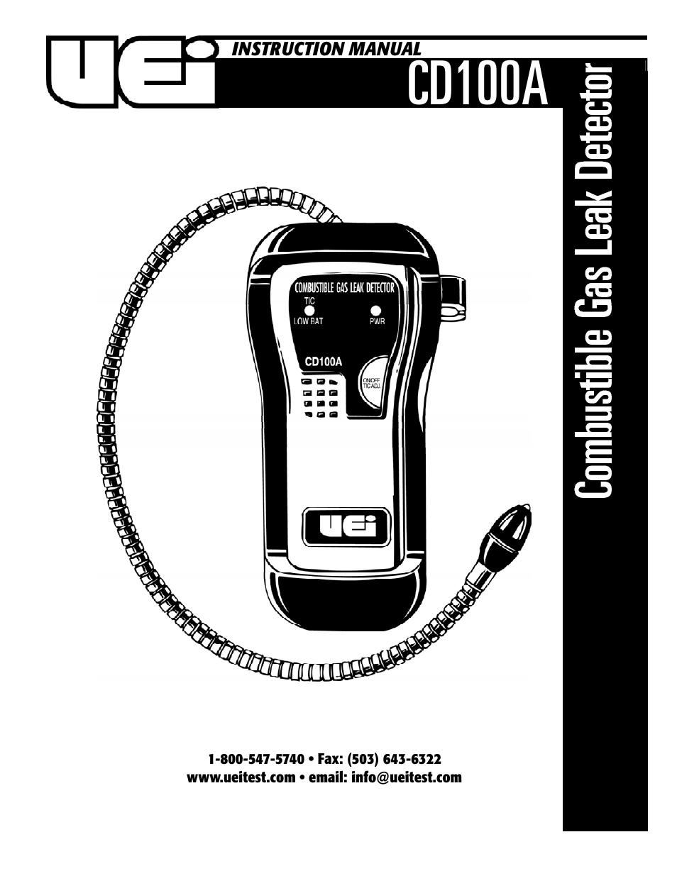 UEi Test Instruments CD100A User Manual | 4 pages